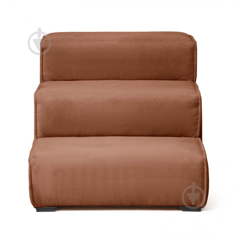 Ступени широкие PETBED 66х42 см h-36 см велюр коричневый - фото 1