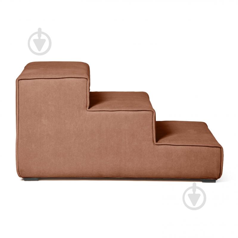 Ступени широкие PETBED 66х42 см h-36 см велюр коричневый - фото 5