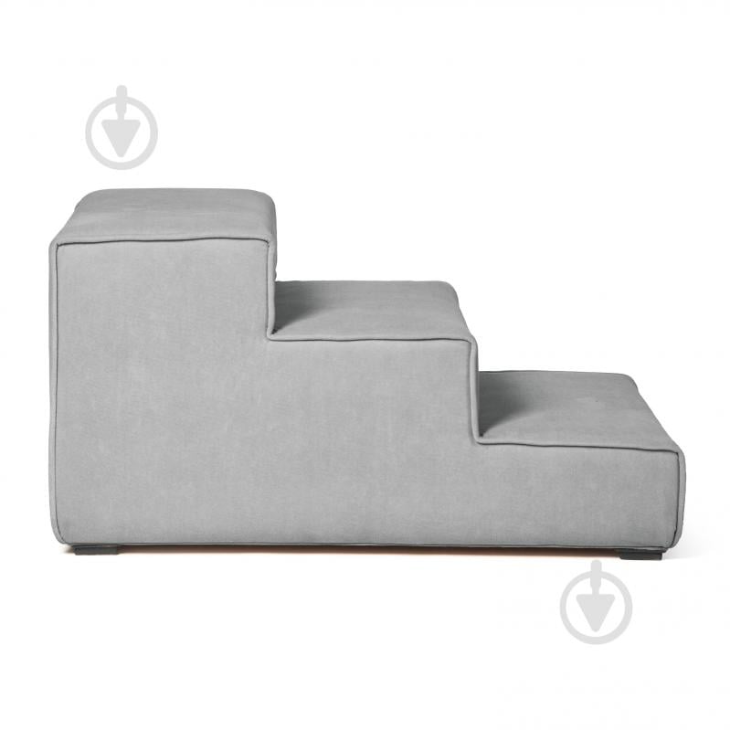 Ступени широкие PETBED 66х42 см h-36 см велюр серый - фото 6 Ступени широкие PETBED 66х42 см h-36 см велюр серый - фото 6