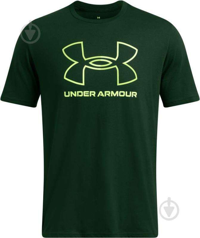 Футболка Under Armour UA GL FOUNDATION UPDATE SS 1382915-302 р.S зелений - фото 3