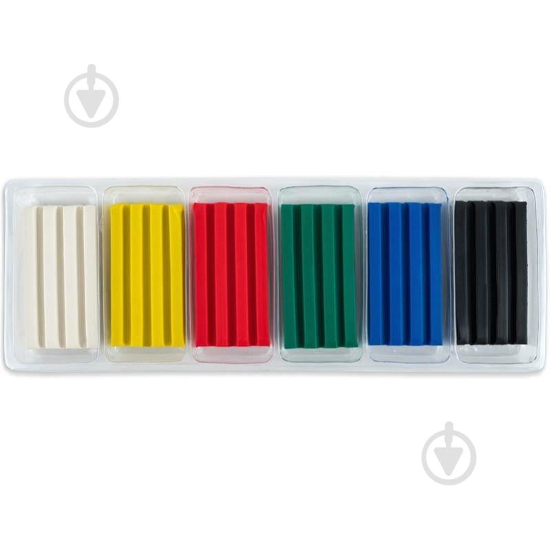 Пластилін восковий 6 кольорів 120 г HW25-081 KITE - фото 2