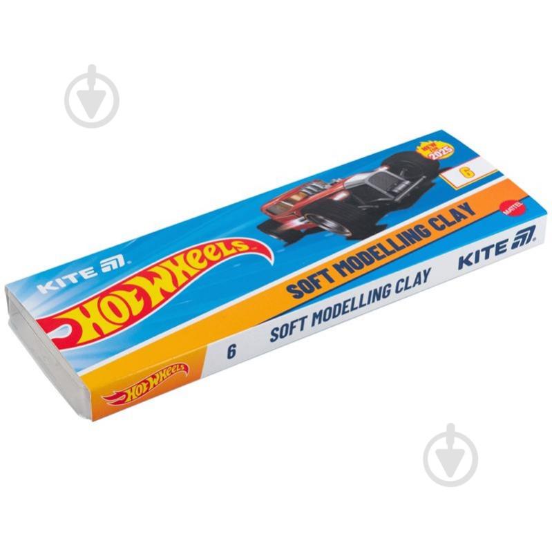 Пластилін восковий 6 кольорів 120 г HW25-081 KITE - фото 3