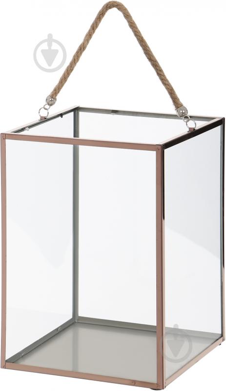 Подсвечник Rose Gold 22x22x30,5 см - фото 1