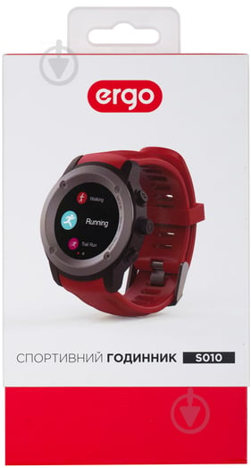 Смарт-часы Ergo Sport GPS HR Watch S010 red (GPSS010R) - фото 9