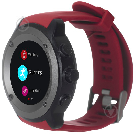 Смарт-часы Ergo Sport GPS HR Watch S010 red (GPSS010R) - фото 1