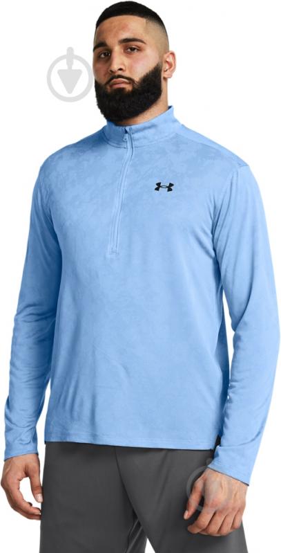 Джемпер Under Armour UA TECH VENT GEODE 1/2 ZIP 1382811-465 р.2XL голубой - фото 1