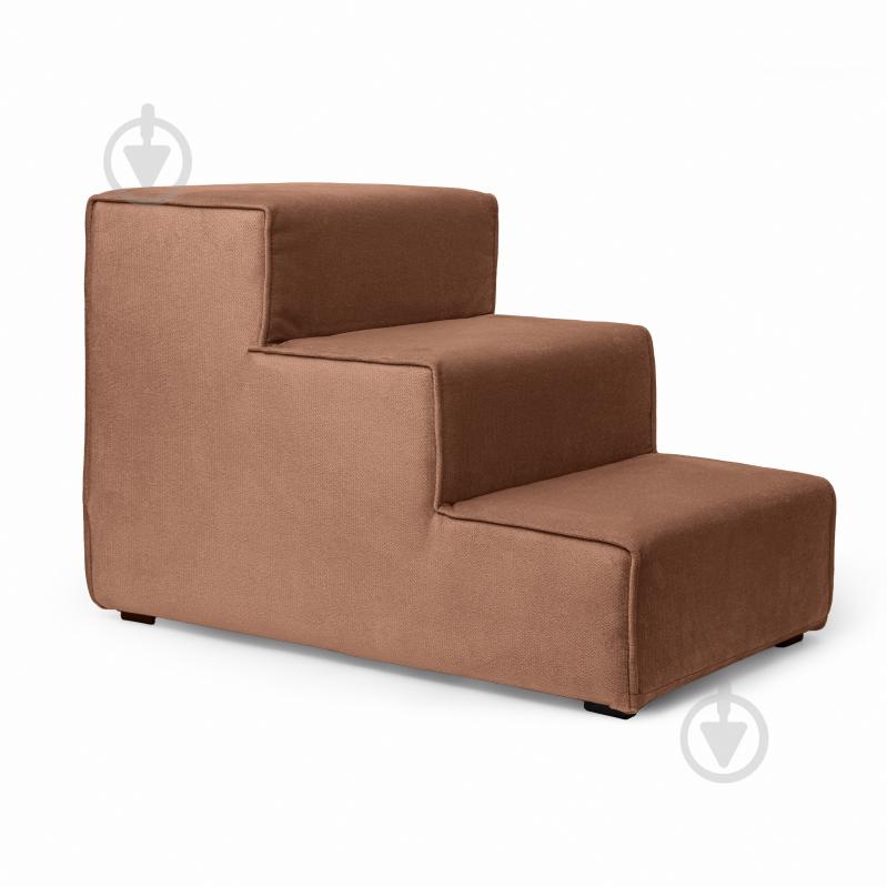 Ступени широкие PETBED 66х42 см h-45 см велюр коричневый - фото 6 Ступени широкие PETBED 66х42 см h-45 см велюр коричневый - фото 6