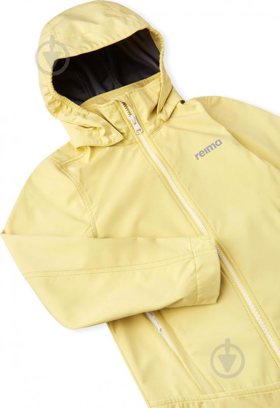 Куртка-пуховик для дівчаток Reima Softshell Kouvola р.140 жовтий 531508A-2090 - фото 4