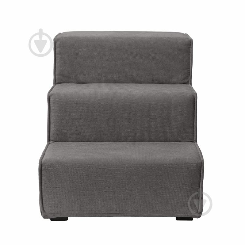 Ступени широкие PETBED 66х42 см h-45 см велюр темно-серый - фото 4 Ступени широкие PETBED 66х42 см h-45 см велюр темно-серый - фото 4