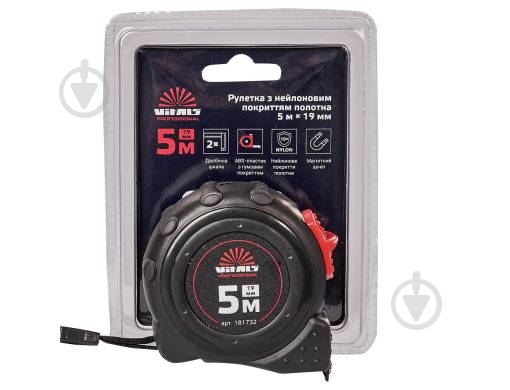 Рулетка Vitals Professional 181732 5  м x 19  мм - фото 3