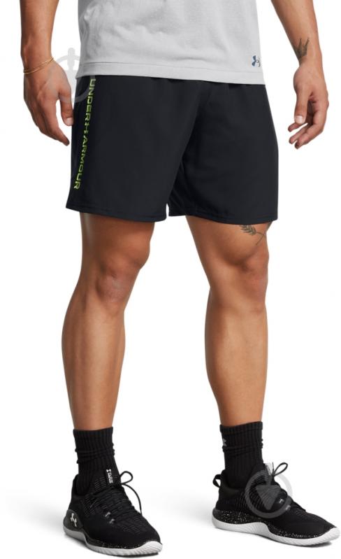 Шорты Under Armour UA WOVEN WDMK SHORTS 1383356-004 р. S черный - фото 1