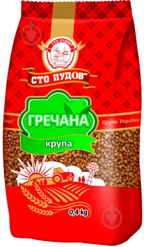 Крупа гречана Сто пудов 400 г - фото 1