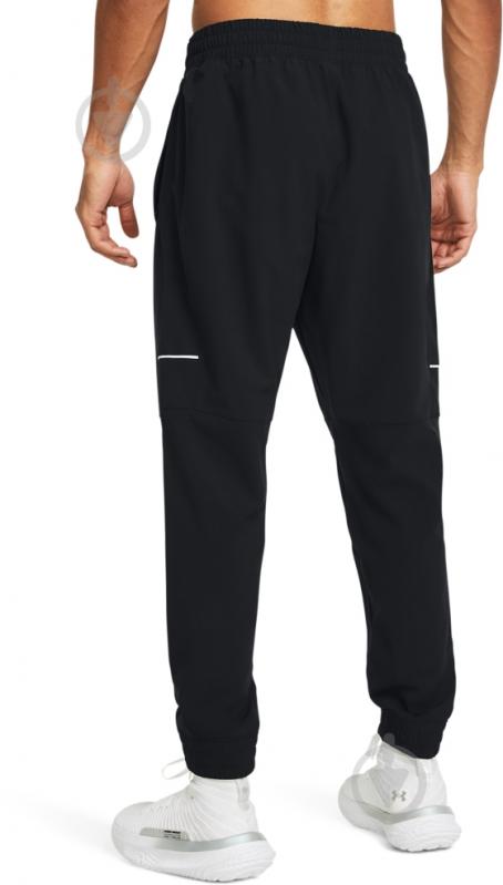 Штани Under Armour UA BASELINE WOVEN PANT 1383401-001 р. L чорний - фото 2