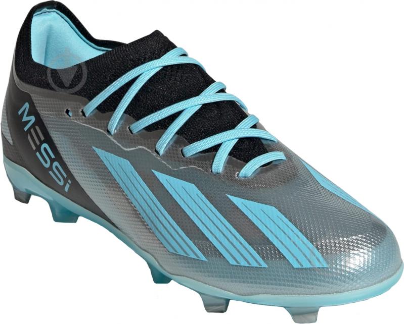 Бутси Adidas X Crazyfast Messi 1 Firm Ground IE4080 р.30 срібний - фото 4