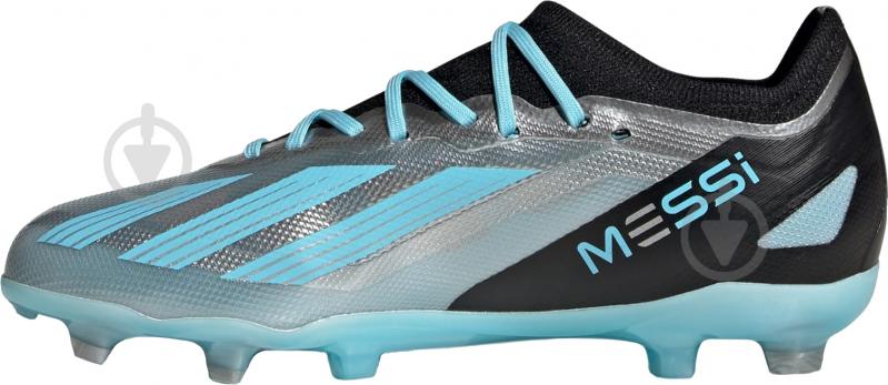 Бутси Adidas X Crazyfast Messi 1 Firm Ground IE4080 р.30 срібний - фото 2