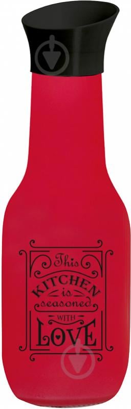 Бутылка для воды Kitchen Red Mat 1.0 л (111653-121) Herevin - фото 1