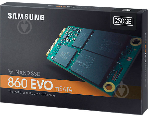 SSD-накопитель Samsung 850 Evo 250GB Mini-SATA mSATA TLC (MZ-M6E250BW) - фото 9