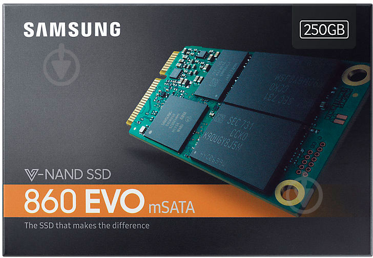 SSD-накопитель Samsung 850 Evo 250GB Mini-SATA mSATA TLC (MZ-M6E250BW) - фото 8