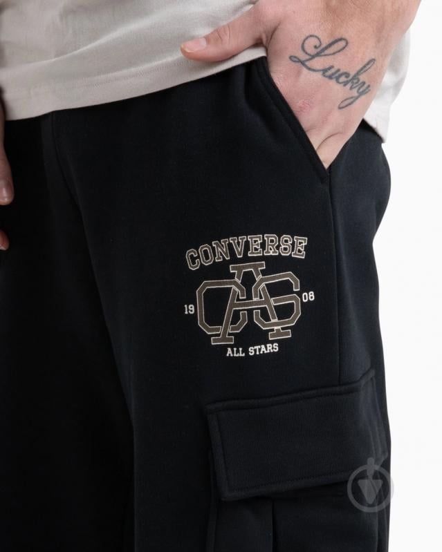 Штани Converse CAS VARSITY CARGO CVM6B506-BLK р. S чорний - фото 4 Штани Converse CAS VARSITY CARGO CVM6B506-BLK р. S чорний - фото 4