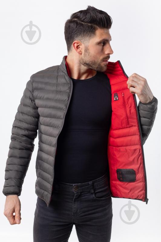 Куртка мужская демисезонная Avecs AV-50194В/94_4 р.XXXXL графитовая - фото 4