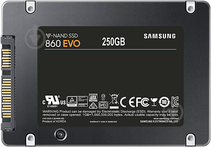 SSD-накопитель Samsung 860 Evo 250GB 2,5" SATA III MLC (MZ-76E250BW) - фото 5