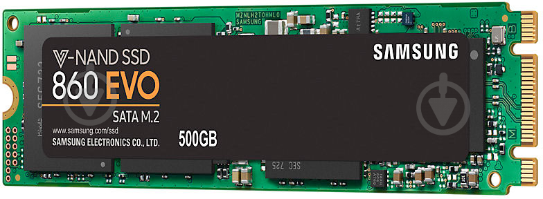 SSD-накопитель Samsung 860 Evo 500GB M.2 SATA III TLC (MZ-N6E500BW) - фото 3