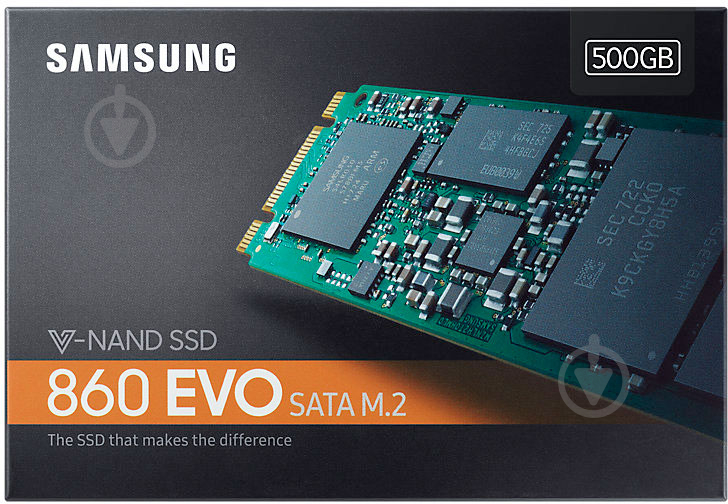 SSD-накопитель Samsung 860 Evo 500GB M.2 SATA III TLC (MZ-N6E500BW) - фото 8