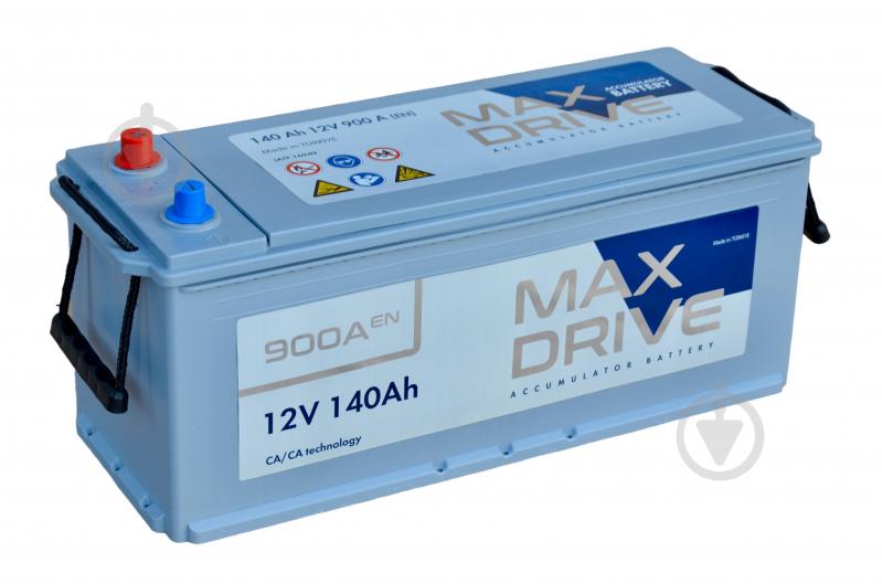 Акумулятор автомобільний MAX DRIVE SMF EN900 140Ah 900A 12V «+» ліворуч - фото 1