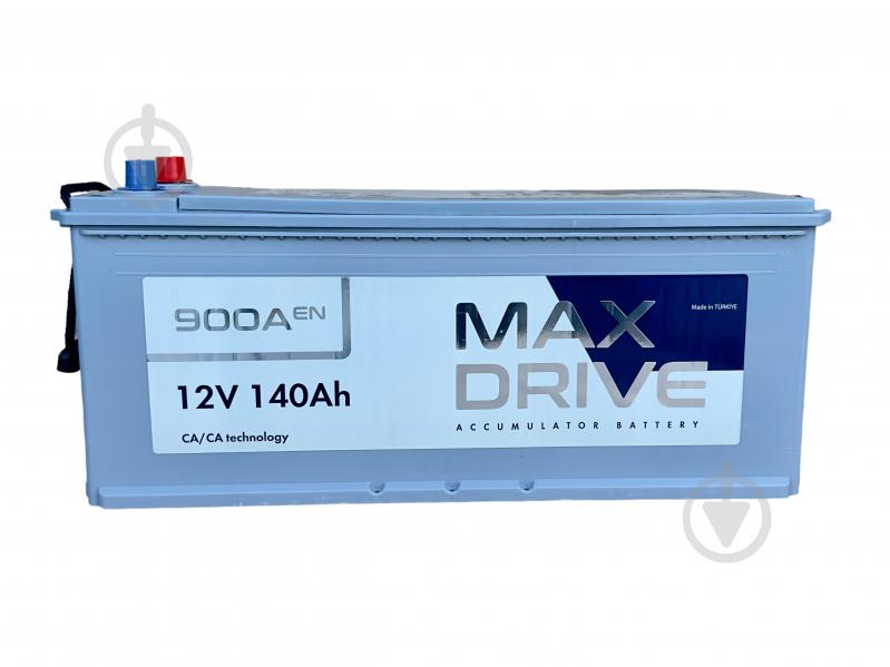 Акумулятор автомобільний MAX DRIVE SMF EN900 140Ah 900A 12V «+» ліворуч - фото 2