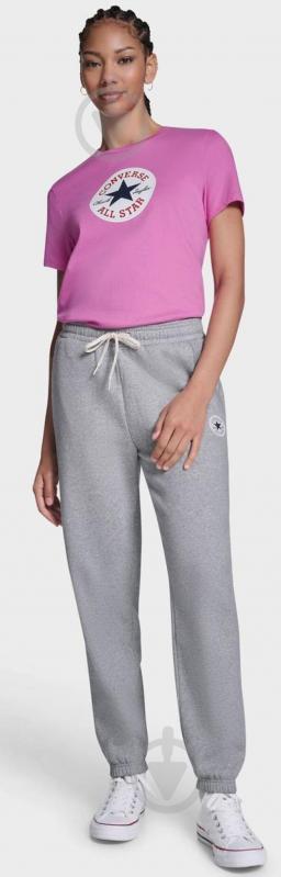 Брюки Converse Chuck Patch Jogger CVW6B118-M6X р. S серый - фото 3 Брюки Converse Chuck Patch Jogger CVW6B118-M6X р. S серый - фото 3