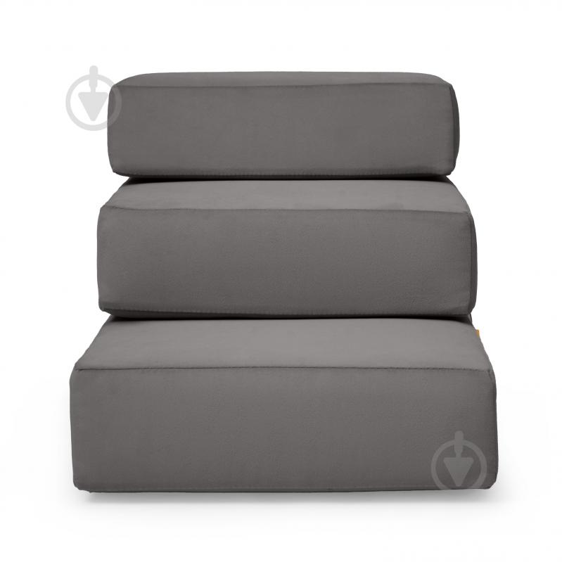 Сходинки м'які PETBED 66х42 см h-36 см велюр темно-сірий - фото 4 Сходинки м'які PETBED 66х42 см h-36 см велюр темно-сірий - фото 4