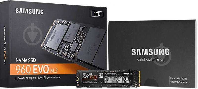 SSD-накопитель Samsung 960 Evo 1000GB M.2 PCI Express 3.0 x4 TLC (MZ-V6E1T0BW) - фото 9