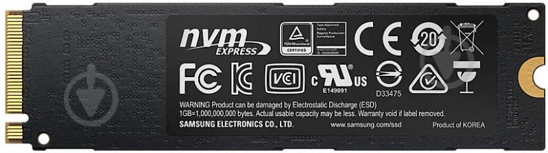 SSD-накопитель Samsung 960 Evo 1000GB M.2 PCI Express 3.0 x4 TLC (MZ-V6E1T0BW) - фото 4