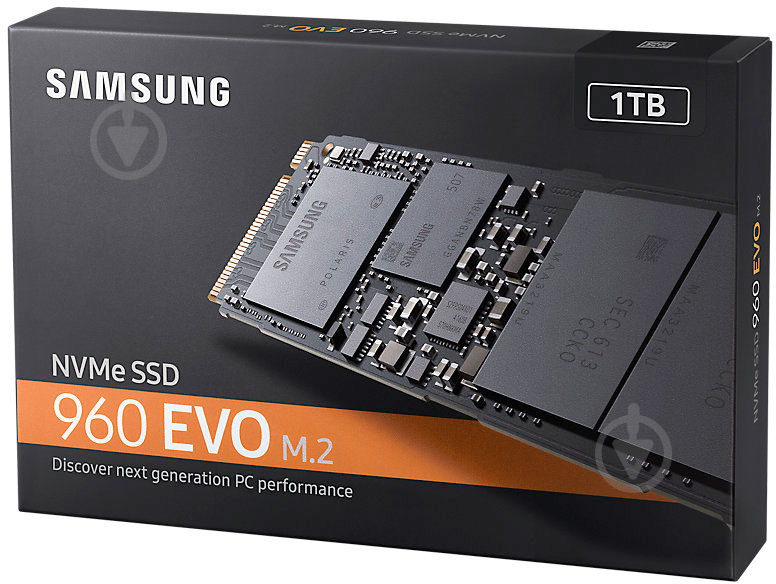 SSD-накопитель Samsung 960 Evo 1000GB M.2 PCI Express 3.0 x4 TLC (MZ-V6E1T0BW) - фото 11