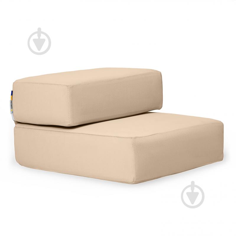 Ступени мягкие PETBED 44х42 см h-24 см велюр бежевый - фото 1 Ступени мягкие PETBED 44х42 см h-24 см велюр бежевый - фото 1