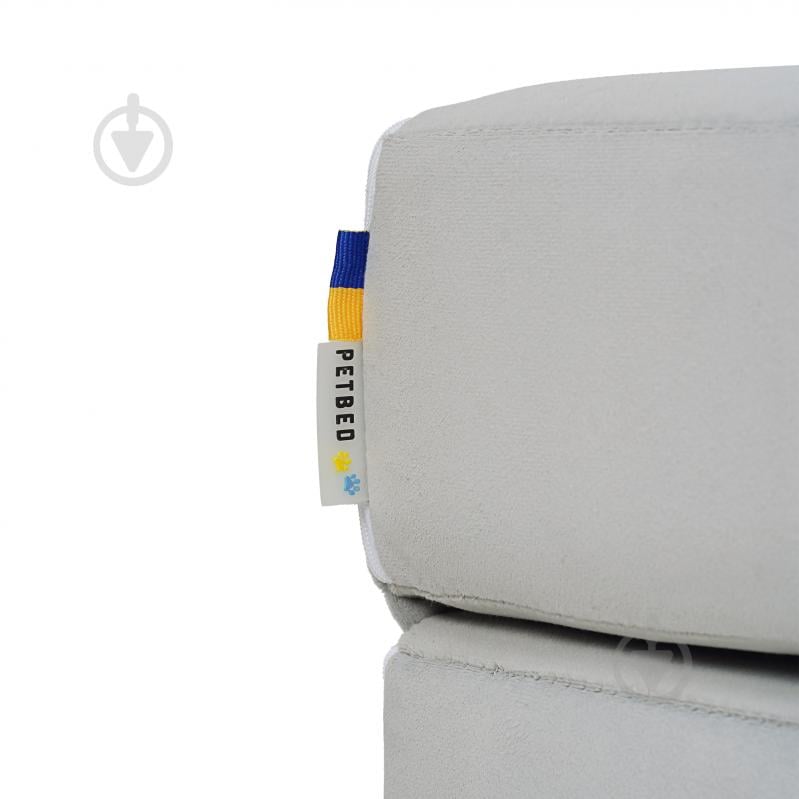 Сходинки м'які PETBED 44х42 см h-24 см велюр сірий - фото 8 Сходинки м'які PETBED 44х42 см h-24 см велюр сірий - фото 8