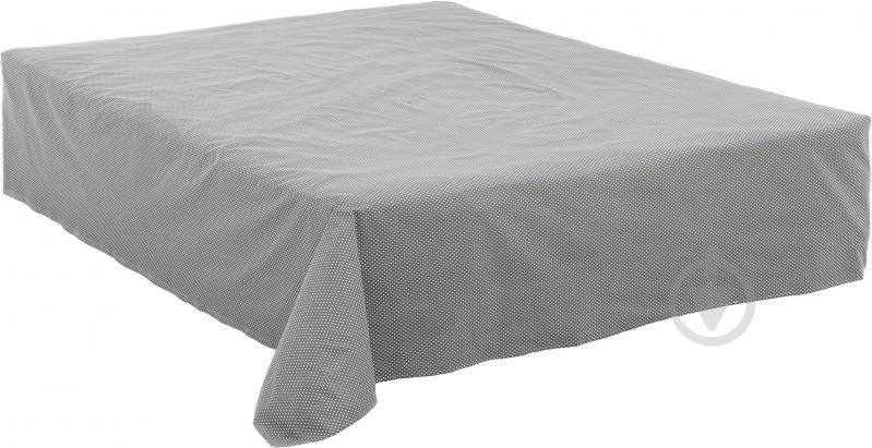 Простирадло Basic горошок 240x220 см сірий La Nuit - фото 1