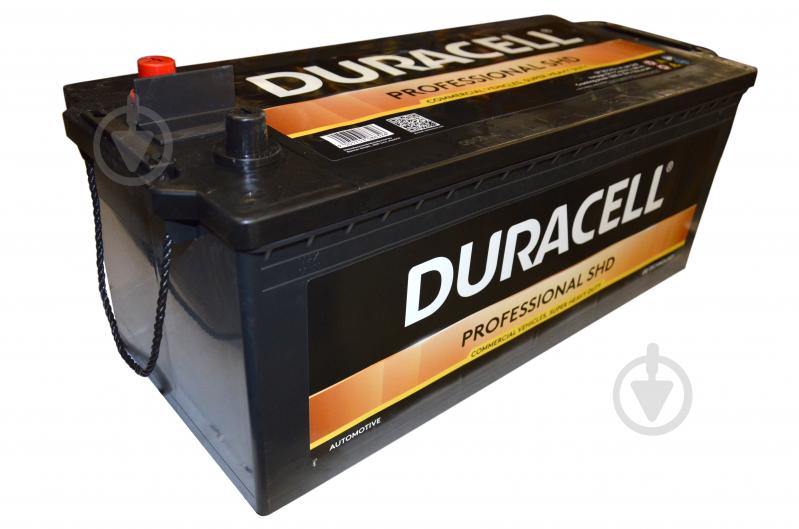 Аккумулятор автомобильный Duracell 180Ah 1000A 12V «+» слева - фото 1