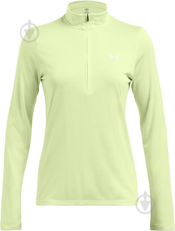 Джемпер Under Armour TECH 1/2 ZIP- TWIST 1384225-383 р.M зеленый - фото 3