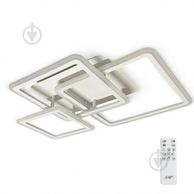 Люстра стельова LIGHT SET MAVKA LED 6561 S 75 Вт білий - фото 1 Люстра стельова LIGHT SET MAVKA LED 6561 S 75 Вт білий - фото 1
