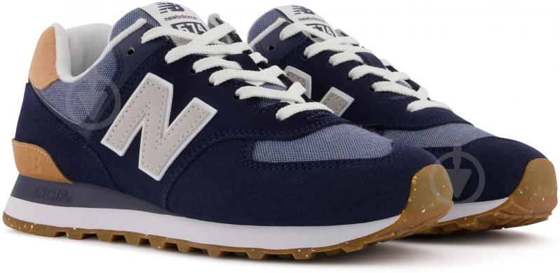 Кросівки жіночі демісезонні New Balance TEXTILE WL574RG2 р.38,5 темно-сині - фото 4