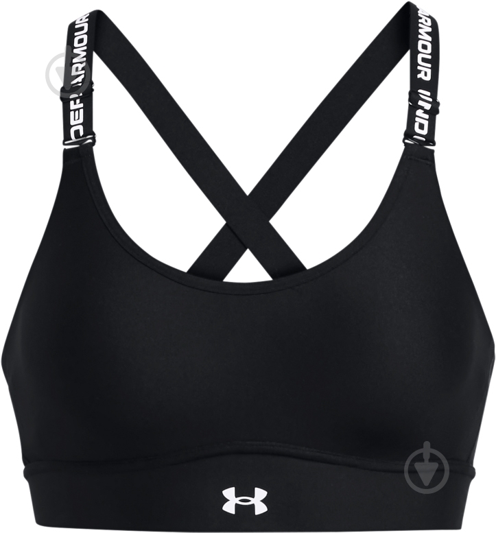 Бра Under Armour UA INFINITY MID 2.0 BRA 1384123-001 р.L-A/C черный - фото 17