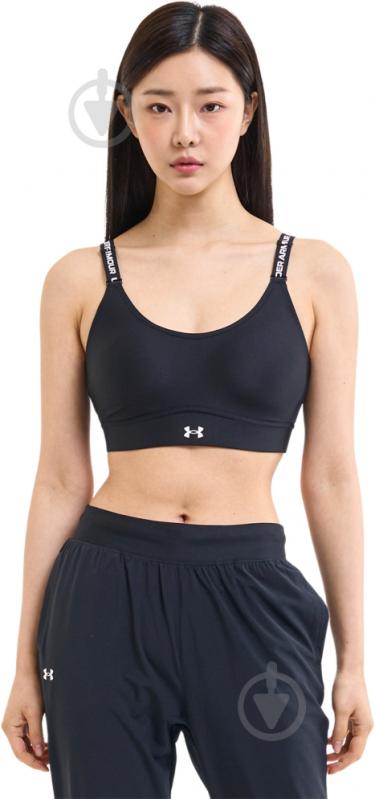 Бра Under Armour UA INFINITY MID 2.0 BRA 1384123-001 р.L-A/C черный - фото 2