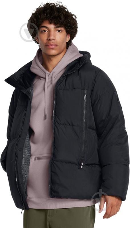 Пуховик чоловічий зимовий Under Armour LIMITLESS DOWN JACKET 1384641-001 р.L чорний - фото 1