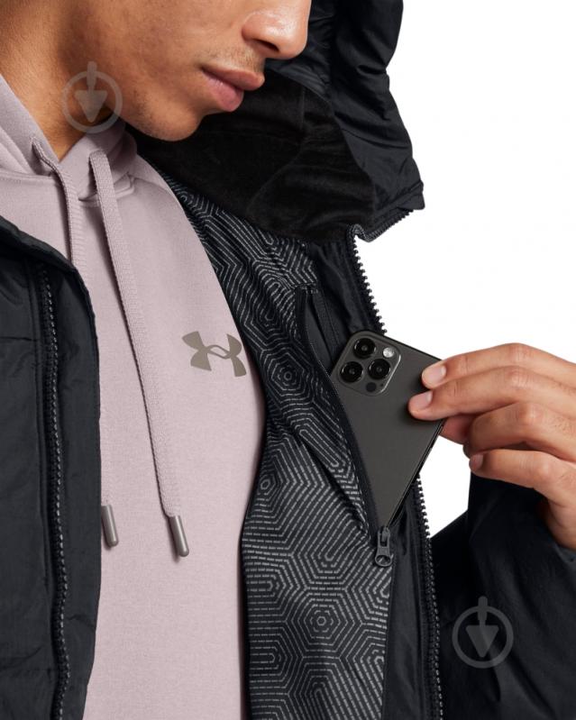 Пуховик чоловічий зимовий Under Armour LIMITLESS DOWN JACKET 1384641-001 р.L чорний - фото 3