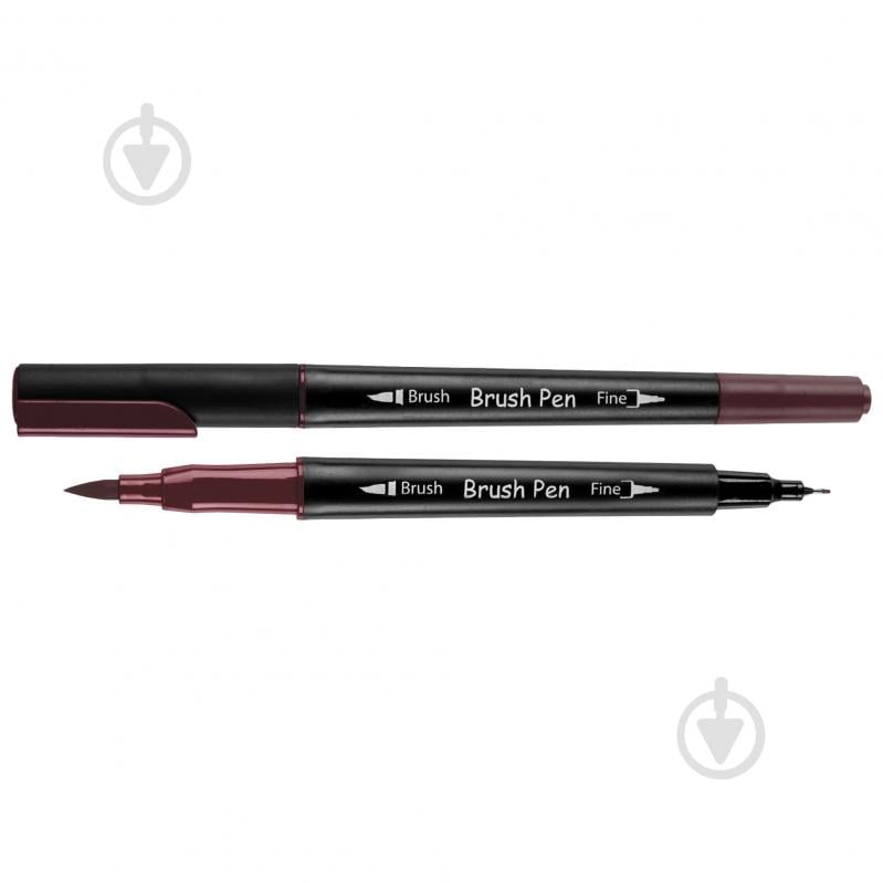 Маркер акварельный Santi Brush Pen SW-24 сливовый 391024 - фото 1 Маркер акварельный Santi Brush Pen SW-24 сливовый 391024 - фото 1