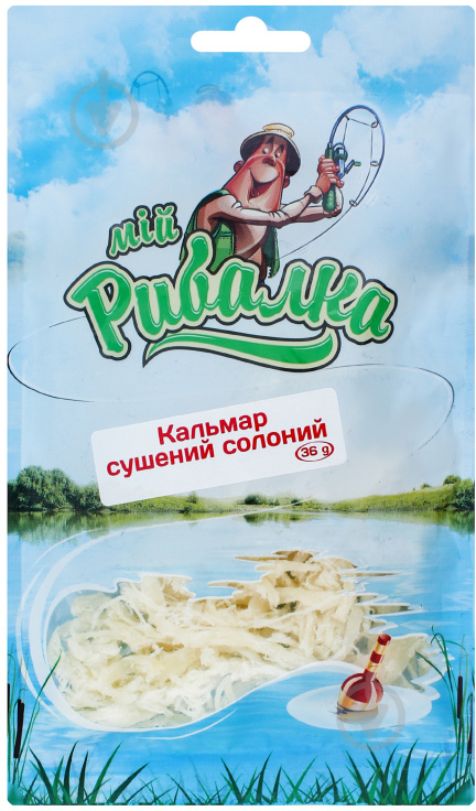 Кальмары Мій Рибалка сушеный соленый - фото 1