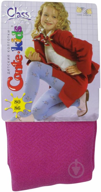 Колготки для девочек Conte-Kids CLASSр.80 малиновый - фото 1 Колготки для девочек Conte-Kids CLASSр.80 малиновый - фото 1