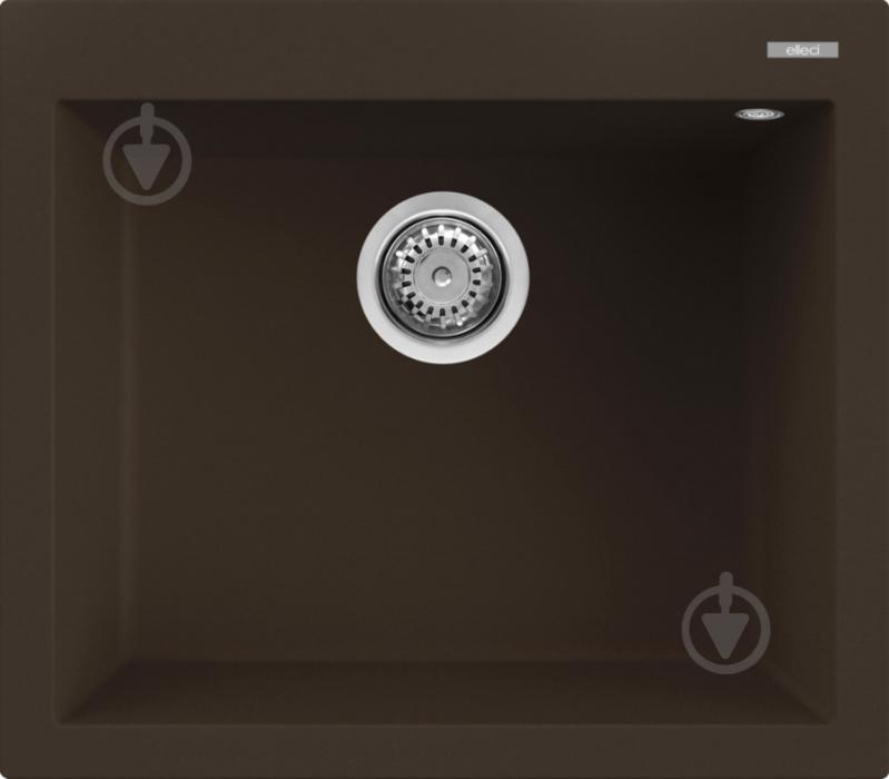 Мойка для кухни ELLECI Q 105 on top espresso 78 - фото 1