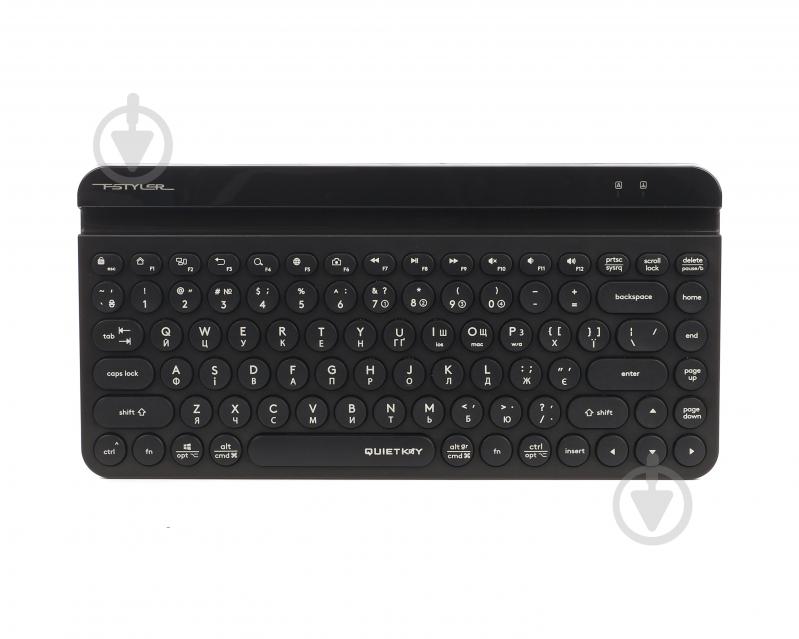 Клавиатура беспроводная A4Tech (FBK30 (Black)) Bluetooth + 2.4 ГГц black - фото 1